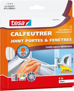 tesa Calfeutrer Joint Profil D caoutchouc 6 m