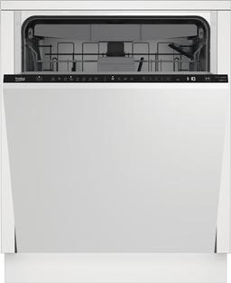 Beko BDIN38651C (tout intégrable 60 cm, 16 couverts, 43 dB, 3e panier)