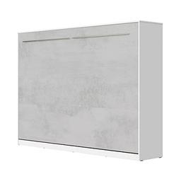 SMARTBett Standard Horizontal 140x200 (Blanc/Béton)