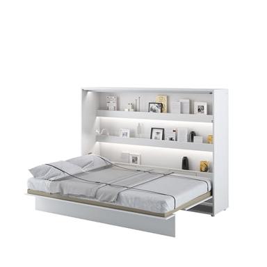 MEBLINI Bed Concept BC-04 Horizontal 140x200 avec matelas