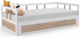 IDMarket Zoya 90x190 convertible avec grand tiroir de rangement