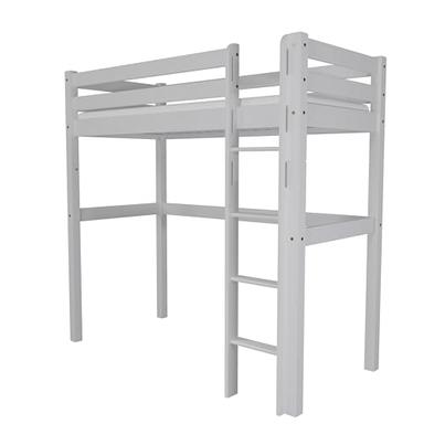 fornera F26 lit mezzanine hêtre massif 90x200 (laqué blanc)