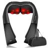 ALLJOY Masseur cervical shiatsu 8 nœuds 3D, chauffant, sac de rangement