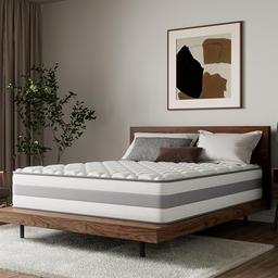 HOMAVO matelas hybride 160x200 — ressorts ensachés + mémoire