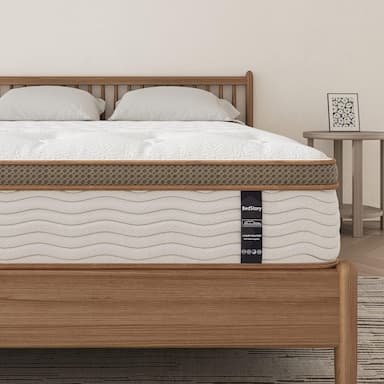 BedStory Matelas hybride 160x200 - 22 cm (ressorts ensachés, 7 zones)