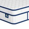 Brinlawb Matelas 140x190 cm hybride 21 cm, réversible double fermeté