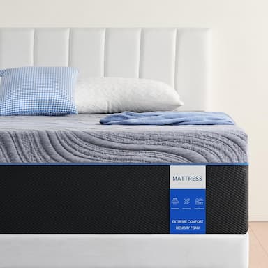 Molblly Matelas 140x190 - 25 cm (mousse mémoire, fermeté moyenne)