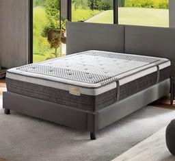 T-ORMU 140x190 - 27 cm (mémoire de forme HR, ferme orthopédique 7 zones)
