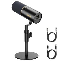 TONOR TD520, micro dynamique USB/XLR qualité broadcast avec bras