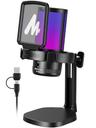 MAONO DGM20, micro gaming USB à condensateur RGB avec sourdine
