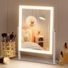 FENCHILIN miroir LED 3 couleurs (loupe x10, rotatif 360°)