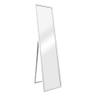 en.casa miroir psyché inclinable sur pied 150 x 35 cm, MDF blanc