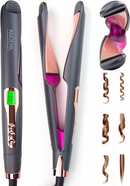 ANGENIL Pro Lisseur Twist 2-en-1 (lisseur + boucleur)