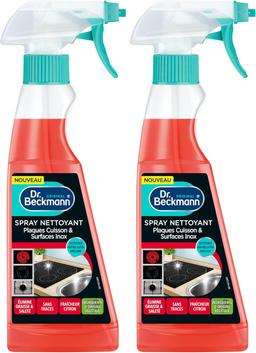 Dr. Beckmann Spray Plaques Cuisson & Surfaces Inox (lot de 2 x 250 ml)