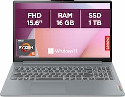Lenovo IdeaPad Slim 3 15 (Ryzen 5 5625U, 16 Go, 1 To, FHD)