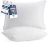 Utopia Bedding Lot de 2 Oreillers 50x70 cm Blancs Fibres Polyester