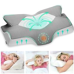 Elviros Oreiller Cervical Mémoire de Forme (double hauteur)
