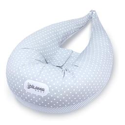 Dilamababy Coussin grossesse et allaitement à flocons mémoire