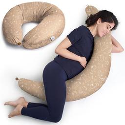 Niimo Coussin de grossesse et allaitement 2-en-1 multiposition