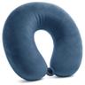 com-four Oreiller cervical de voyage en velours, microbilles