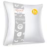Orange Wave Oreiller 60x60 Plumes et Duvet 3 chambres Confort Hôtel