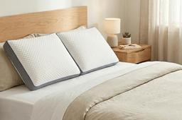 RESTBULLE Oreiller ergonomique 40x60x14 cm (mémoire de forme, marque française)