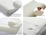 Ecosafeter Oreiller cervical ergonomique (mémoire de forme, bambou)