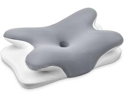 Ehomfory oreiller cervical 2-en-1 mémoire de forme (67x37, 9/12 cm)