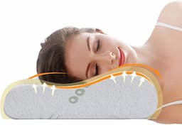 Ecosafeter Oreiller cervical haute densité (rebond lent 1-3 s)