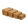 YANGQIHOME Lot de 4 paniers en herbes de mer avec couvercle