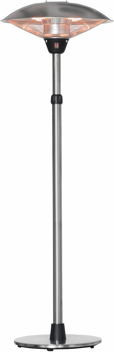 Outsunny Parasol chauffant électrique 3000W (infrarouge, IP44)