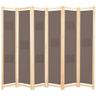 HaoChrymec Paravent 6 Panneaux Tissu 240 x 170 cm