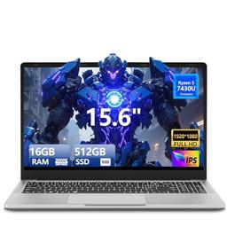 PC portable 15,6" Ryzen 5 7430U (16 Go, 512 Go SSD, FHD IPS)