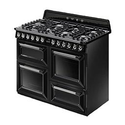 Smeg TR4110BL1 — 110 cm, 7 feux gaz, 2 fours électriques