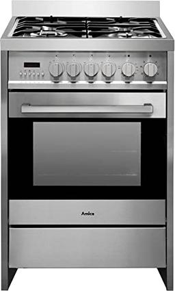 Amica ACME2005X — 60 cm, 4 feux gaz, four 68 L classe A