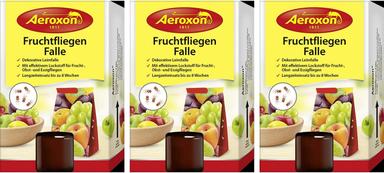 Aeroxon Piège à mouches des fruits (lot de 3)
