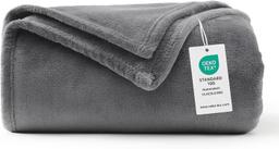 WAVVE Plaid Polaire Flanelle Microfibre 150x200 cm Gris