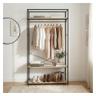 MOB-IN Portant Vêtements Bois et Métal L110 x H200 cm