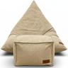 Aiire – Pouf géant XXL avec repose-pieds pour adulte