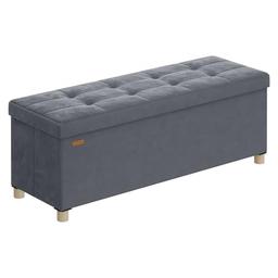 SONGMICS – Banc pouf pliable avec coffre 112 L