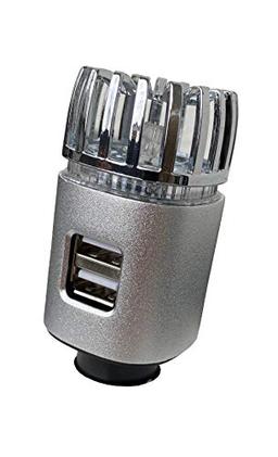 MCalle Purificateur d'air voiture ioniseur double USB (argent)