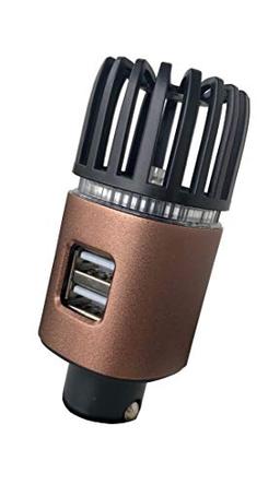 MCalle Purificateur d'air voiture ioniseur double USB (cuivre)
