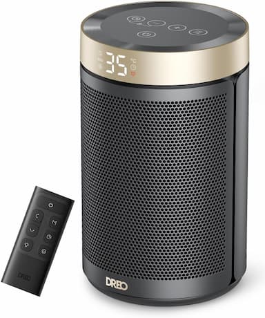 Dreo Solaris 316 (céramique PTC 1500 W, 34 dB, minuterie 12h)