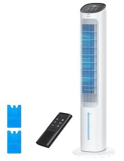 DREO ventilateur tour rafraîchisseur évaporatif 40 pouces 35 dB