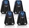 COODAY Lot de 4 Anti-Nuisibles Ultrason prise LED bleue