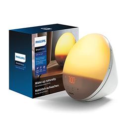Philips Éveil Lumière HF3531/01 (lever/coucher de soleil, veilleuse, port USB)