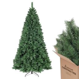 SALCAR Sapin de Noël Artificiel 210 cm, 868 pointes, pied métal