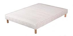Hévéa Sélection Sommier tapissier 26 lattes 160x200 + 4 pieds