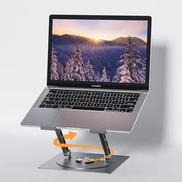 shefor support PC réglable aluminium (base rotative 360°)