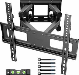 BONTEC Support Mural Orientable 23-70" (double bras, 45 kg, VESA 400x400)
